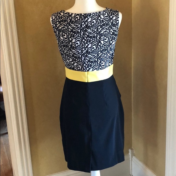 Black and Yellow Connected Apparel Dress - Picture 4 of 7
